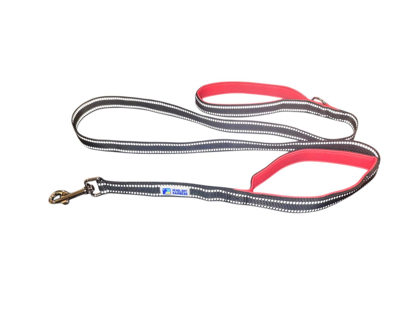 Reflective Double Handle Leash