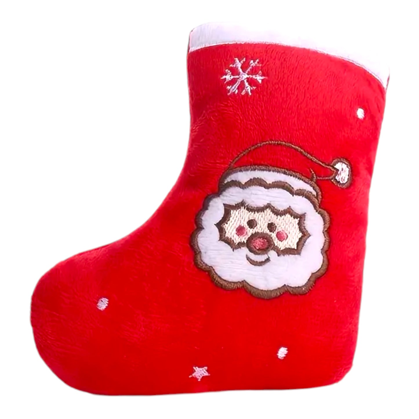 Christmas Stocking Shaped Plush Squeaky Toy