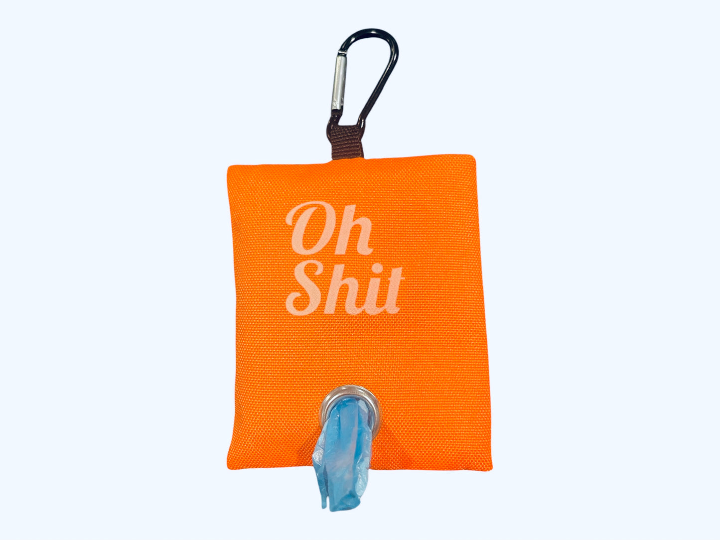 "Oh Shit” Poop Bag Holder and Poop Bags, Waste Dispenser