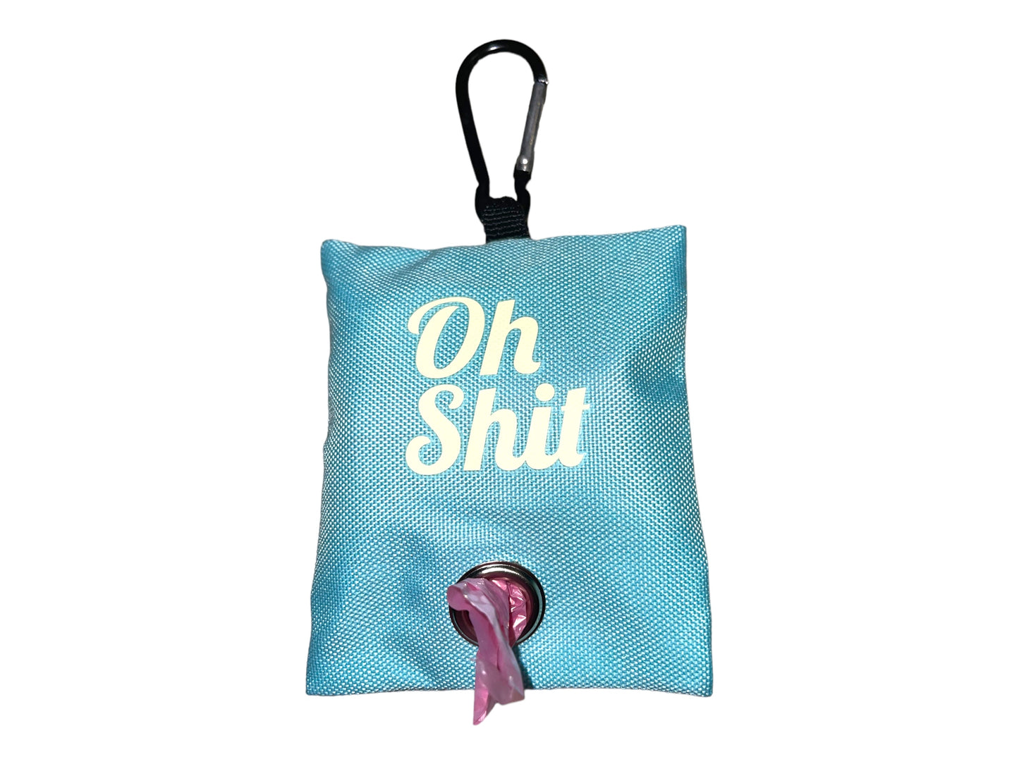 "Oh Shit” Poop Bag Holder and Poop Bags, Waste Dispenser