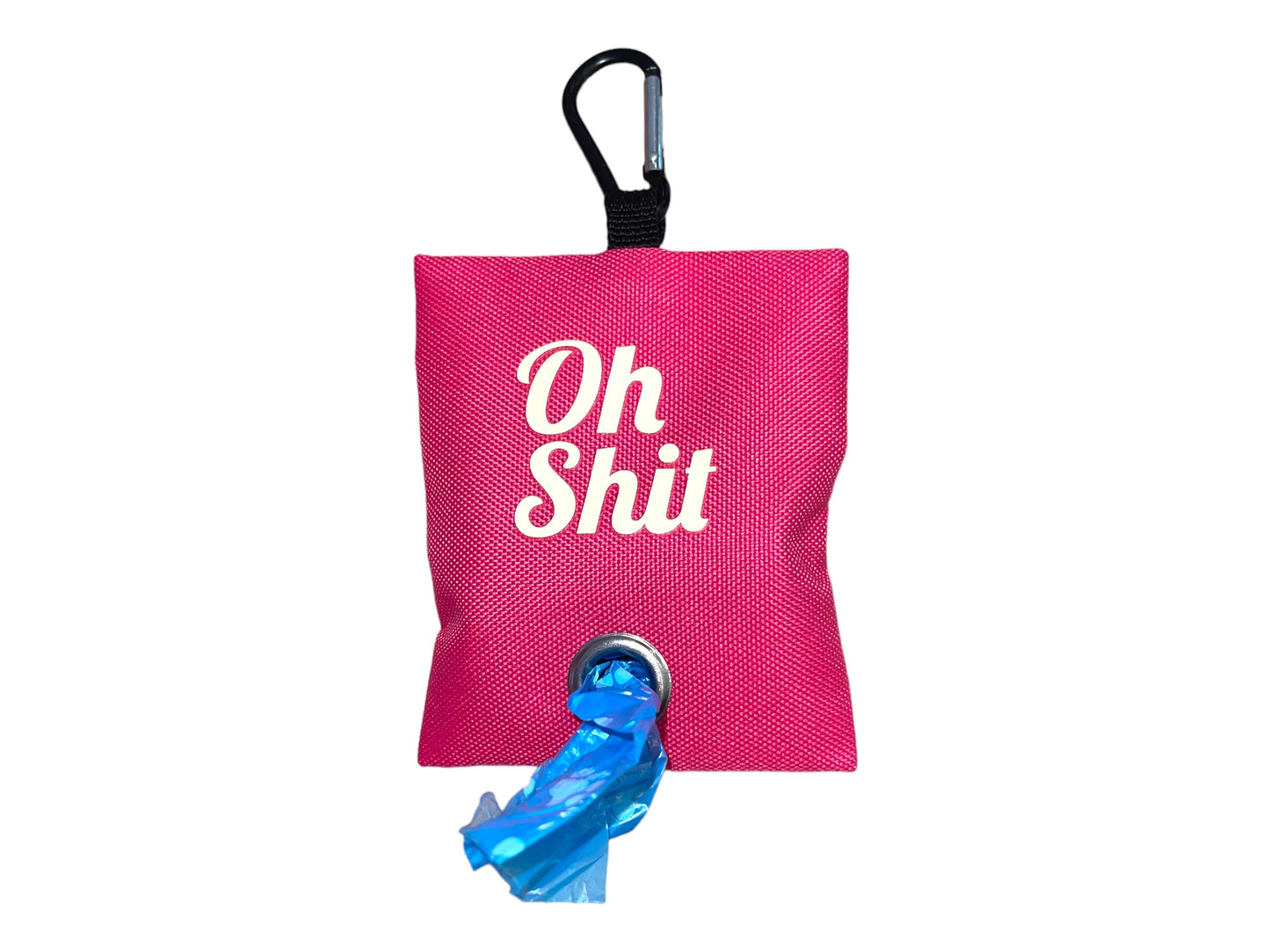"Oh Shit” Poop Bag Holder and Poop Bags, Waste Dispenser