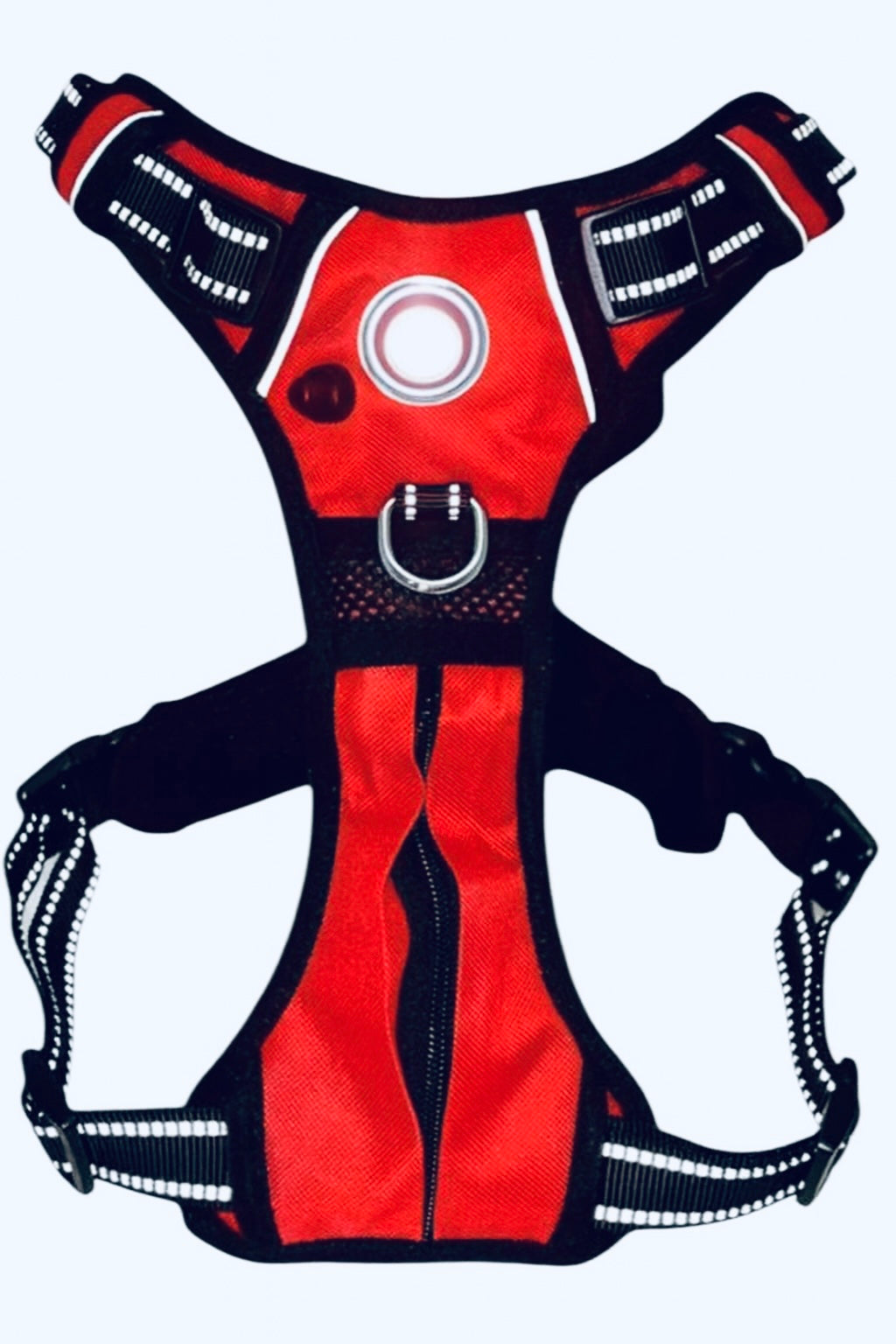 Headlight Harness Red with Custom Embroidery