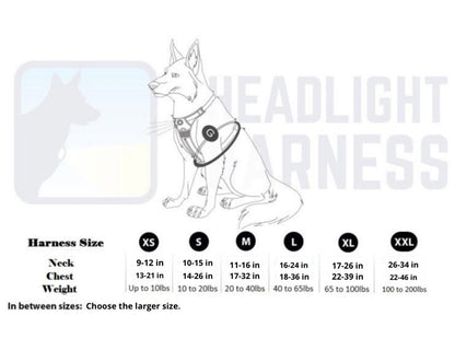 Headlight Harness for Service Dog